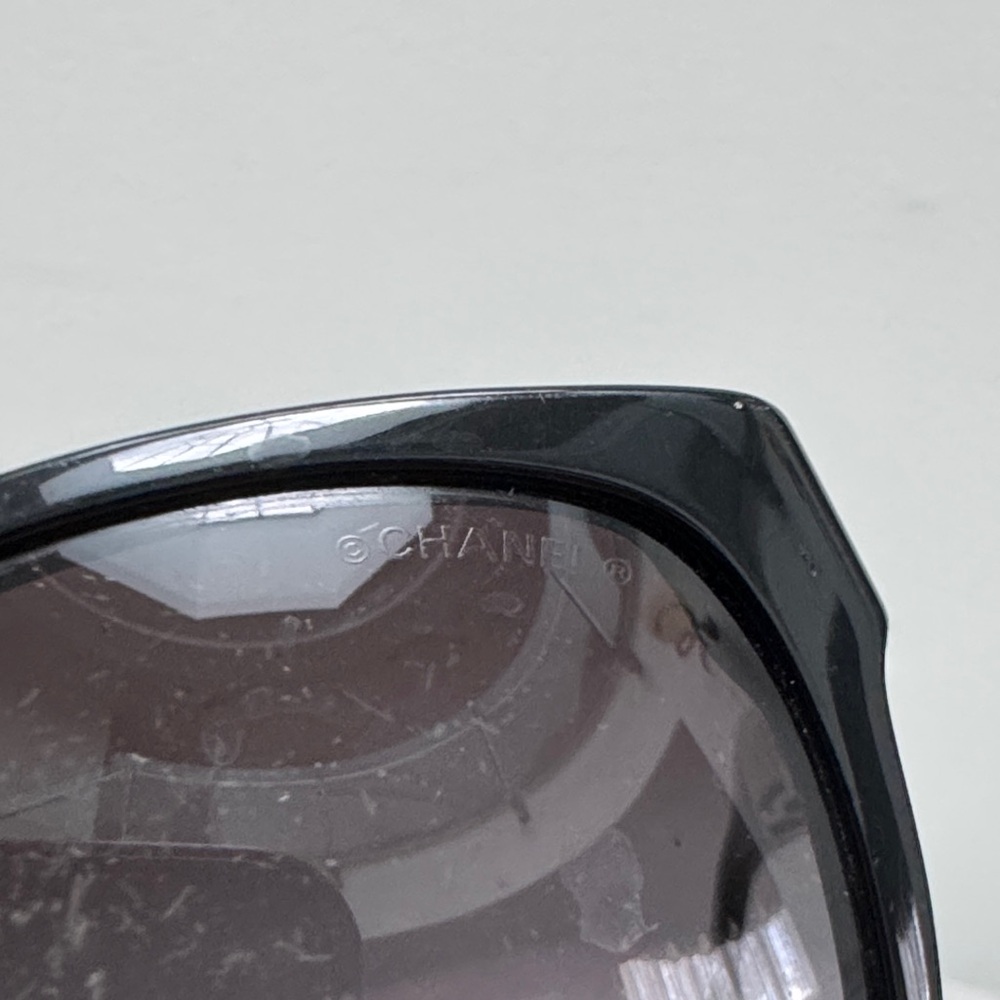 CHANEL Black and Silver Sunglasses - Picture 7 of 7